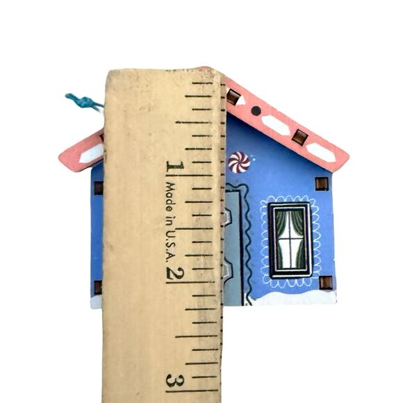 Anthropologie Winter Village Wooden Advent Calendar Ornaments Set of 24 in Box - Picture 3 of 14